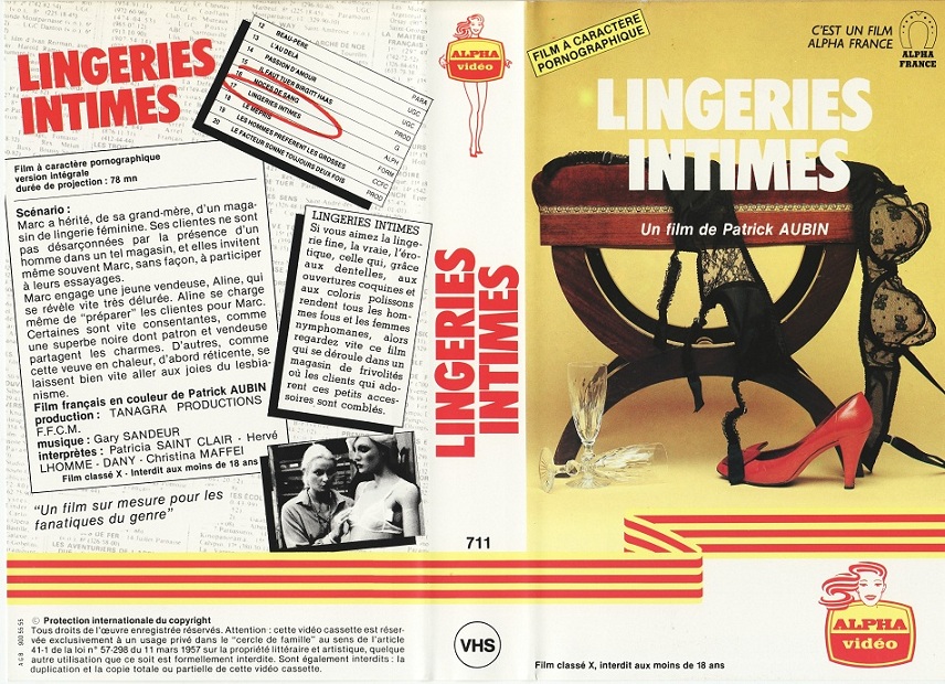 Lingeries intimes  / Дамское белье  , Alpha France)